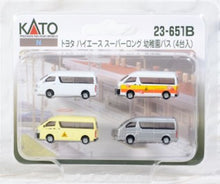 Kato 23-651B TOYOTA HIACE Super Long Kindergarten Bus (4 Cars) N Gauge