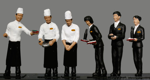 Kato 24-283 Twilight Express Diner Crew N Scale