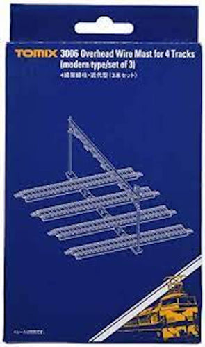 Tomix 3006 Overhead Wire Mast for Tracks Modern Type 3 pcs (N)