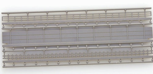 Tomix 3089 Walls for Wide Tracks S158.5 Balustrades Sidewalls & Fences 8 each (N)