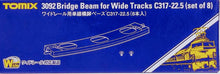 Tomix 3092 Bridge Beam for Wide Tracks C317-22.5 Set of 8 N Scale