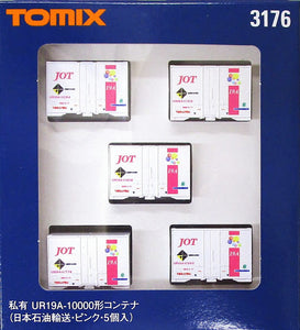 Tomix 3176 Private UR19A-10000 Container JOT Pink Line N Scale
