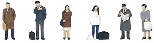 Kato 24-204 Standing Passengers Diorama People N Scale