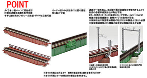 Tomix 3256 Deck Girder Bridge S140 Dark Green N Scale