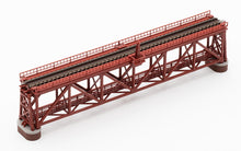 Tomix 3266 Single Track Truss Bridge S280 (F) Red Brick Piers 2 pcs N Scale