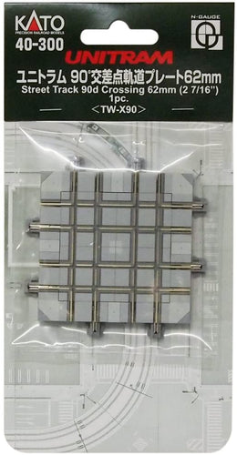 Kato 40-300 Street Track 90d Crossing 62 mm 1 pc TW-X90