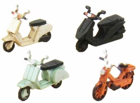 Sankei MP04-93 Moter Cycle B  Paper Craft N Scale