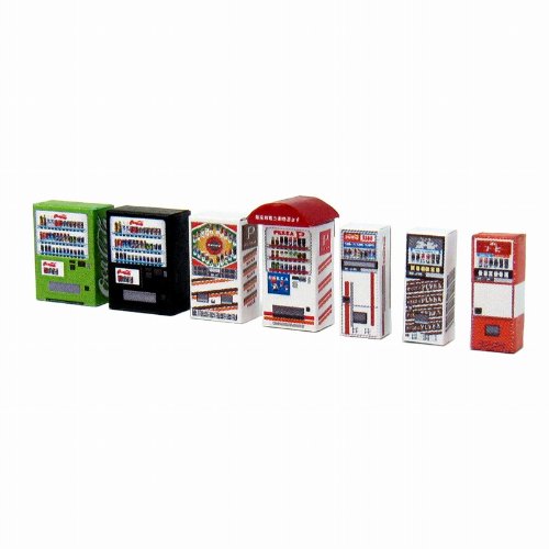 Sankei MP04-73 Vending Machine C 1/150 Paper Craft N Scale