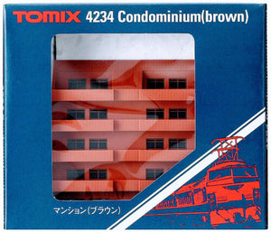 Tomix  4234 Condominium Brown N Scale