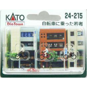 Kato 24-215 N People/Cyclist-YngAge/3figures