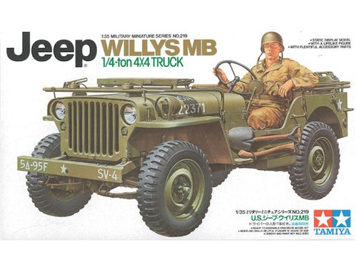 Tamiya 35219 1/35 Military Miniature Series 219 US Army U.S. Jeep Plastic Model