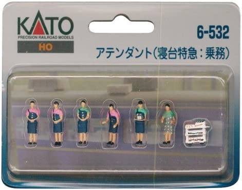 Kato 6-532 (HO) Attendants (Express Sleeping Car: On duty aboard)