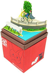 Sankei MP07-10 Studio Ghibli Tombo and Kiki Kiki's Delivery Service Paper Craft