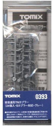 Tomix 0393 Closely connected TN coupler (S coupler compatible, gray, 24 pieces) N Scale