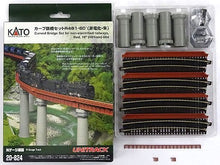 Kato 20-824 UNITRACK Curve Bridge Set R481-60 No Electric Track Red N Scale