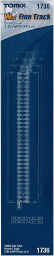 Tomix 1736 Wide PC Track S158.5-WP(F) 4-pcs N Scale