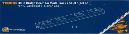 Tomix 3098 Bridge Beam for Wide Tracks S158.5 Set of 8 N Scale