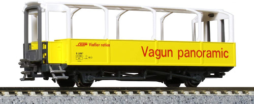 Kato 5253 Rhaetische Bahn Open Panorama Passenger Car B2097  N Scale
