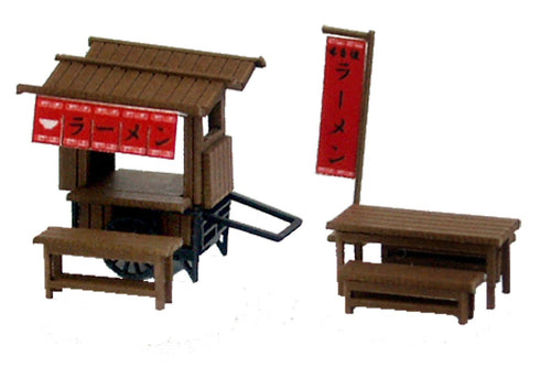 Sankei MP04-26 Diorama Option Kit Yatai -Food stall A 1/150 Paper Craft