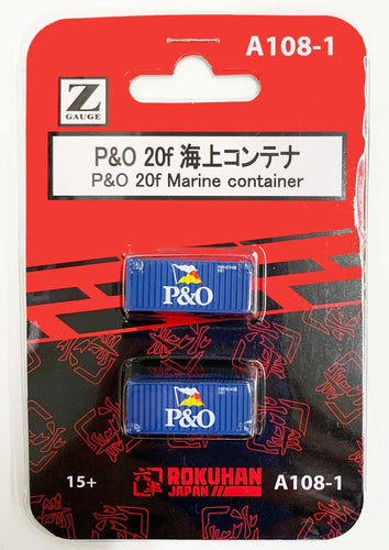 Rokuhan A108-1 P & O 20f Marine Container (Z)