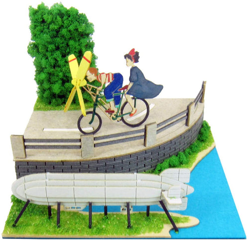 Sankei MP07-10 Studio Ghibli Tombo and Kiki Kiki's Delivery Service Paper Craft