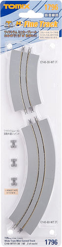 Tomix 1796 Wide PC Approach TrackC140-WT(F)(30° 60° 2pcs each) N Scale
