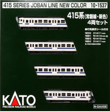 Kato 10-1537 Series 415 Joban Line New Color 4-Car Set  N Scale
