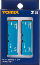 Tomix 3155 JR 48A-38000 Container New Color 2 pcs N Scale