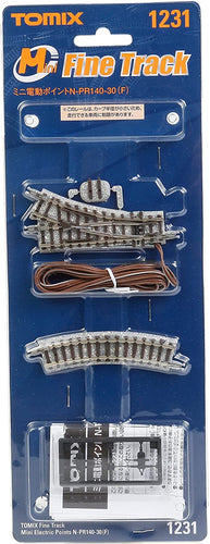 Tomix 1231 Mini curve rail C177 (F) (30 ° 60 ° 2 pcs set ) N Scale