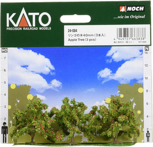 Kato 24-084 Apple Tree 3 pcs N Scale