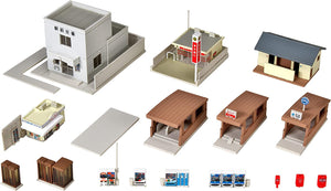 Kato 23-417 In-front-of-Station Facility Set N Scale
