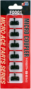 Micro Ace F0001 Micro Coupler Mitsuren Black 6-pcs N Scale