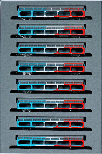 Kato 10-1603 Freight Car KU5000 with Tricolor 8-Car Set   N Scale