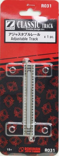 Rokuhan R031 CLASSIC TRACK Adjustable Track x 1 pc Z Scale