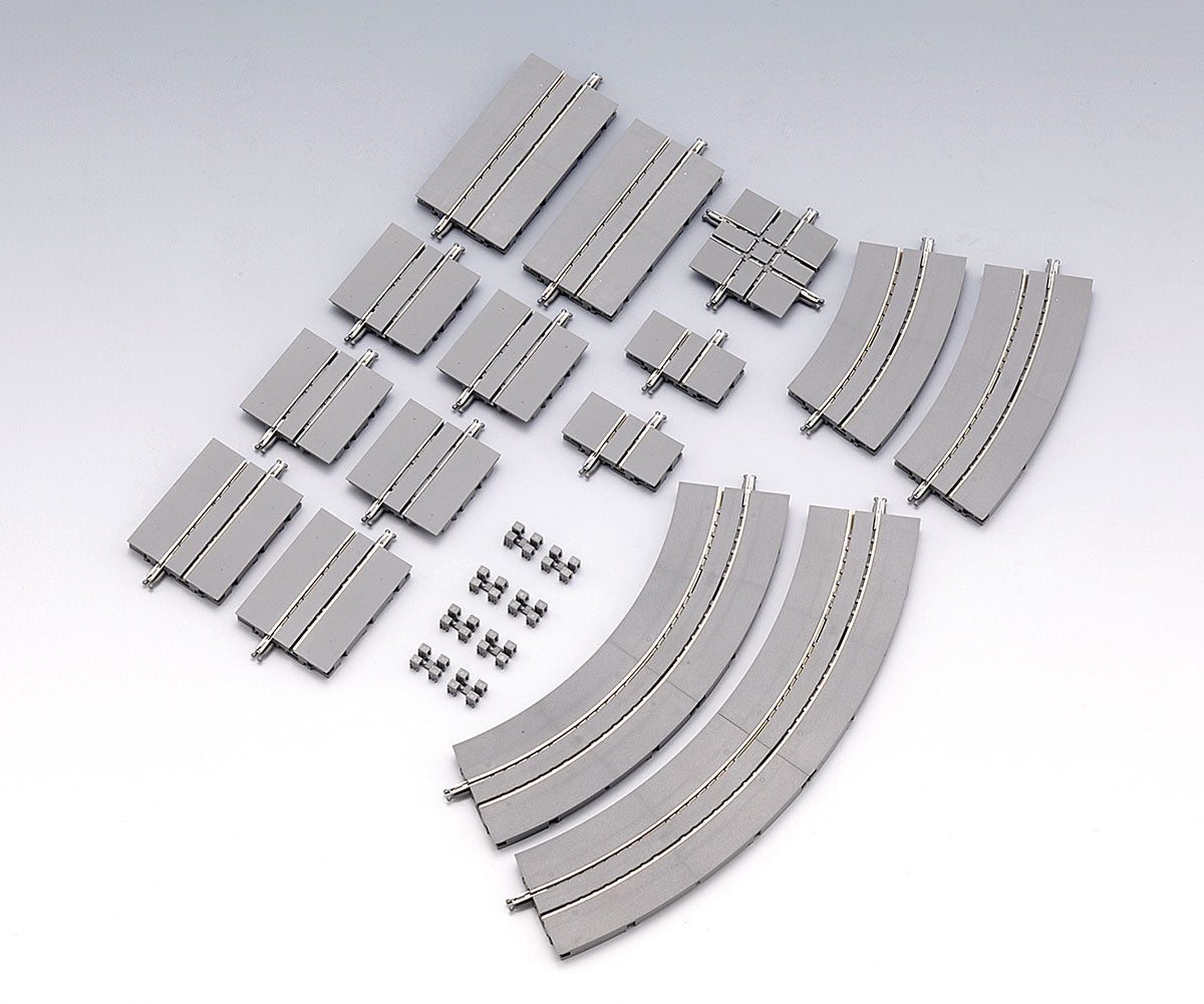 N TOMIX Mini Fine Track 91084 Wide Tram Mini Rail Set Basic Set Neuf-New-Neu N TOMIX Mini Fine Track 91084 Wide Tram Mini Rail Set Basic Set Neuf-New-Neu