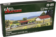 Kato 23-221 Structures Rural Freight Platform Set N Scale