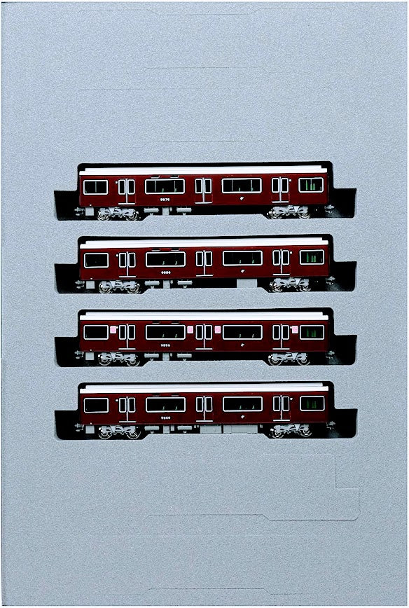 Kato 10-1366 Hankyu Railway Series 9300 Kyoto Line Add-on Set (4 Cars)  N Scale