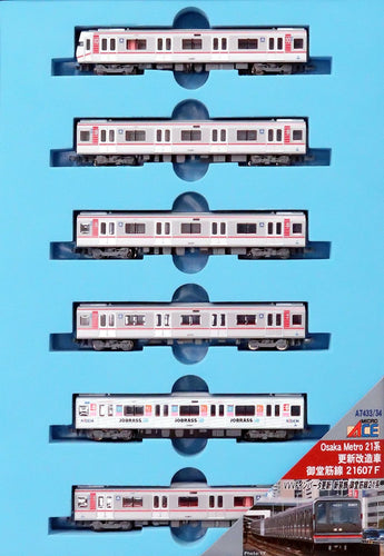 Micro Ace A7433 Osaka Metro 21 Series Midosuji Line 21607F Basic 6-Car N Scale