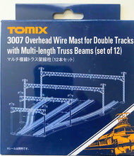 Tomix 3007 Overhead Wire Mast for Double Tracks with Multi Length Truss Beams N Scale