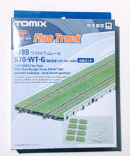 Tomix 1789 Wide Tram Rail S70-WT-G (F) Greening Track Set of 8 With Guard Rail