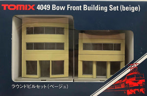 Tomix 4049 Bow Front Building Set Beige N Scale