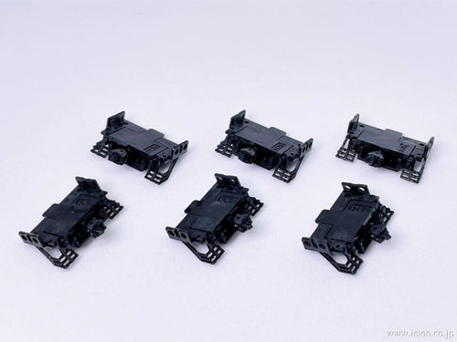 Tomix 7711 Tightly Connected TN Coupler SP Black with Air Pipe 6pcs (N)
