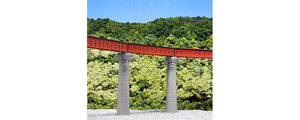 Kato 20-470 Curve Deck Girder Bridge Red R481-15° N Scale