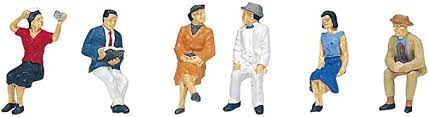 Kato 6-501  (HO)HO SEATED PERSONS