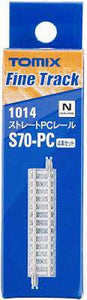 Tomix 1014 Straight PC Track S70-PC (F) 4 pcs N Scale