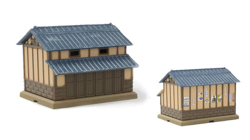Rokuhan S029-2 METAL-ROOF BARN DARK BLUE (Z)