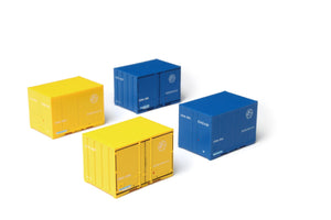 Rokuhan A104-8 NIPPON SODA U19A container (Yellow・Blue)(Z)