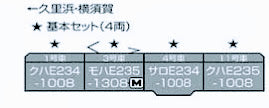 Kato 10-1702 Series E235-1000 Yokosuka Line/ Sobu Express Line Basic Set (4-Car) N Scale