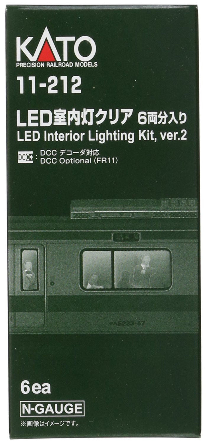Kato 11-212 LED Interior Lighting Kit 6 Cars Set N Scale