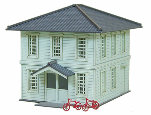 Sankei Miniatuart Kit Diorama MP03-05 Japanese Post Office Paper Craft